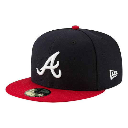 Gorra New Era Atlanta Braves 59Fifty Authentic On Field, Azul - Tinino Baseball & Sports