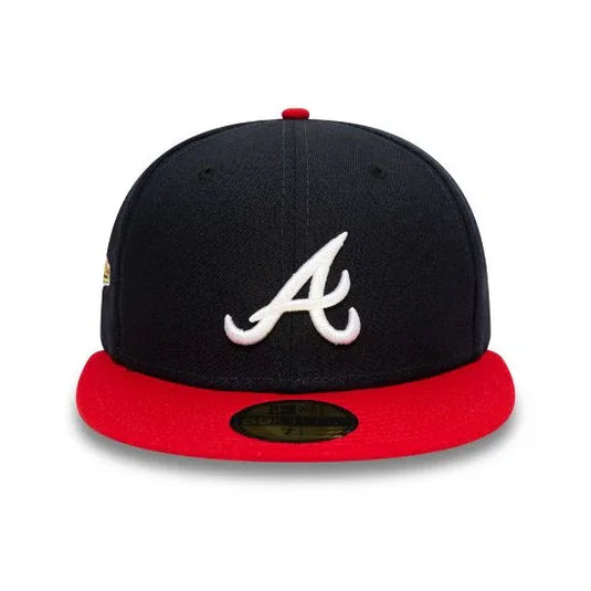 Gorra New Era Atlanta Braves 59Fifty Authentic On Field, Azul - Tinino Baseball & Sports