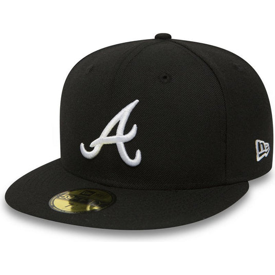 Gorra New Era Atlanta Braves 59Fifty Essential, Negro