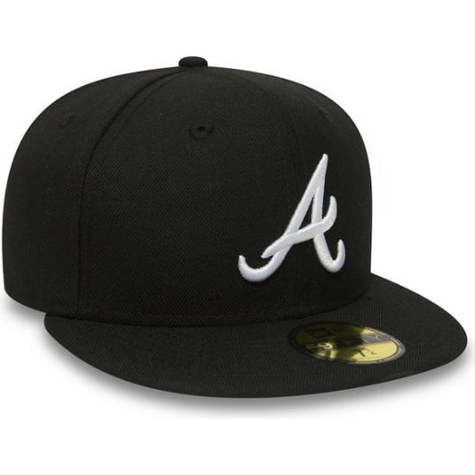 Gorra New Era Atlanta Braves 59Fifty Essential, Negro