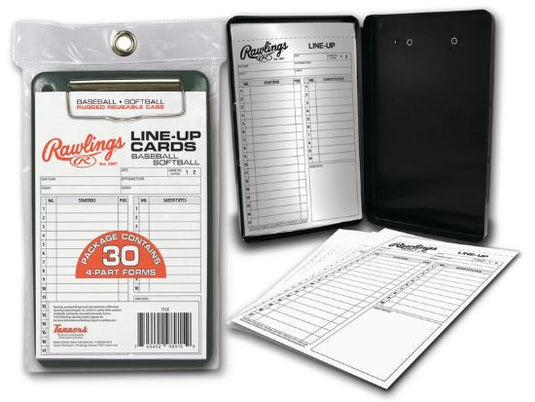 Tarjetas de Alineacion Rawlings Estuche +30 tarjetas Line Up