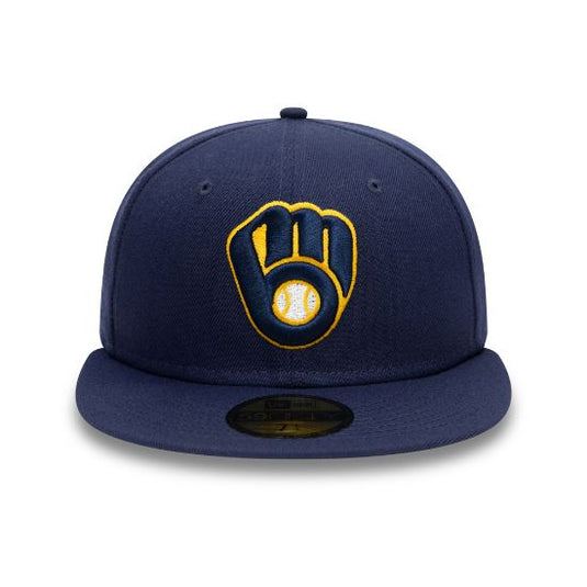 Gorra New Era Milwaukee Brewers AC Perf 59FIFTY, Navy