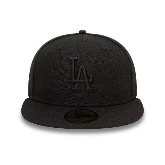 Gorra New Era Los Angeles Dodgers 59Fifty, Negra - Tinino Baseball & Sports