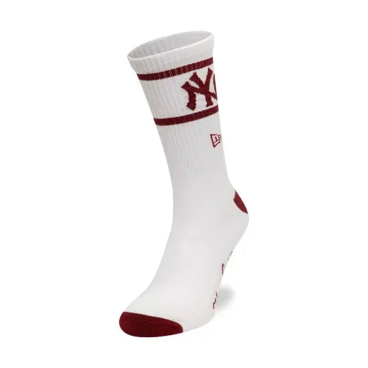 Calcetines New Era New York Yankees MLB Seasonal Blanco y Rojo (1 par) - Tinino Baseball & Sports