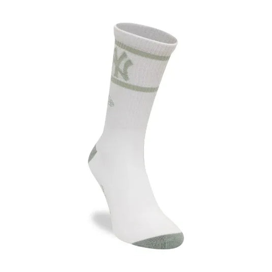 Calcetines New Era New York Yankees MLB Seasonal Blanco y Verde (1 par)