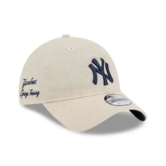 Gorra New Era New York Yankees Spring Training Fan Pack 2025 9TWENTY Crema - Tinino Baseball & Sports