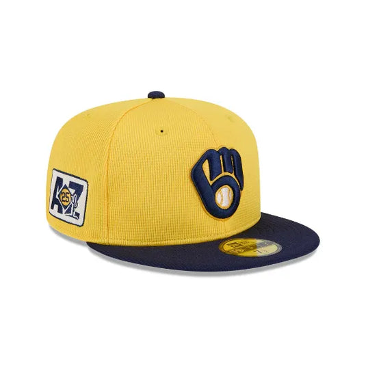Gorra New Era Milwaukee Brewers MLB Spring Training 2025 59FIFTY