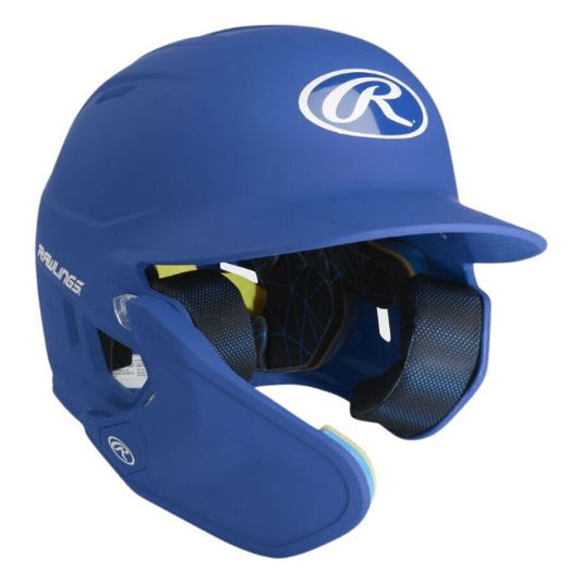 Casco Rawlings MA07S con protector de mandíbula (Bateador Izquierdo)