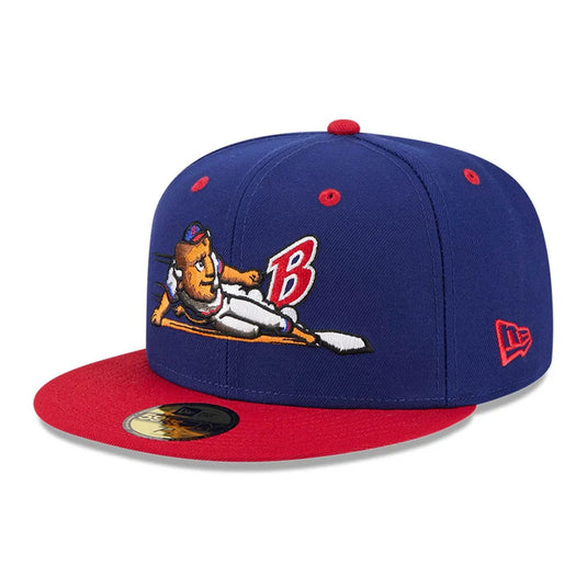Gorra New Era Buffalo Bisons MiLB Theme Nights 59FIFTY Fitted Azul Oscuro