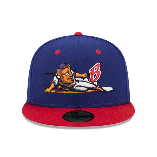 Gorra New Era Buffalo Bisons MiLB Theme Nights 59FIFTY Fitted Azul Oscuro - Tinino Baseball & Sports