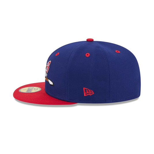 Gorra New Era Buffalo Bisons MiLB Theme Nights 59FIFTY Fitted Azul Oscuro