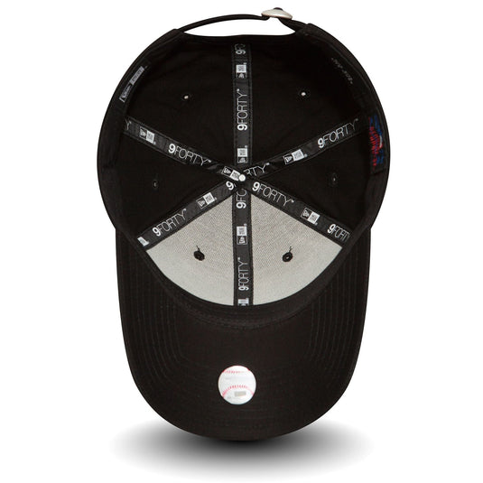 Gorra oficial New Era LA Dodgers Essential Negro 9FORTY Ajustable