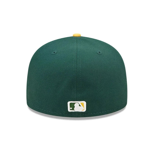 Gorra New Era Oakland Athletics MLB 59FIFTY Fitted Verde Oscuro - Tinino Baseball & Sports