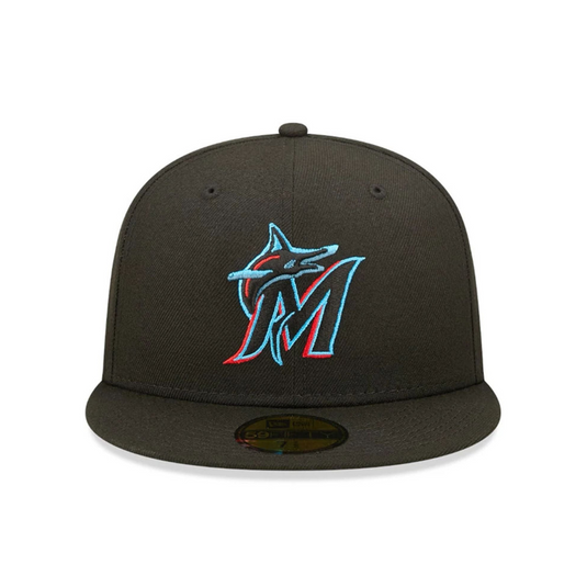 Gorra New Era Miami Marlins Authentic On Field Game Black 59FIFTY
