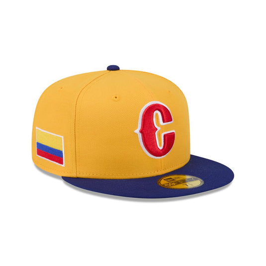 Gorra New Era 59 Fifty Amarilla Colombia Baseball 2026