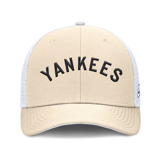 Gorra Nike New York Yankees Dri-fit Rise Natural/White Trucker