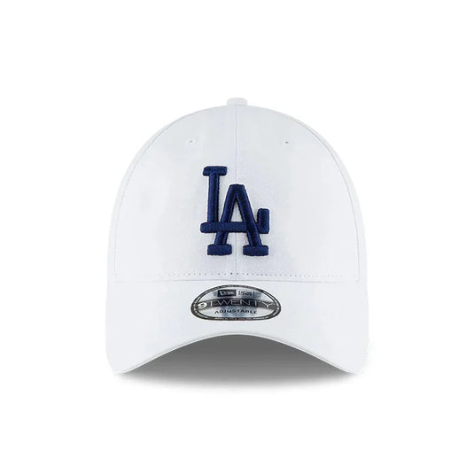 Gorra New Era LA Dodgers MLB Core Classic Blanco 9TWENTY Gorra Ajustable - Tinino Baseball & Sports