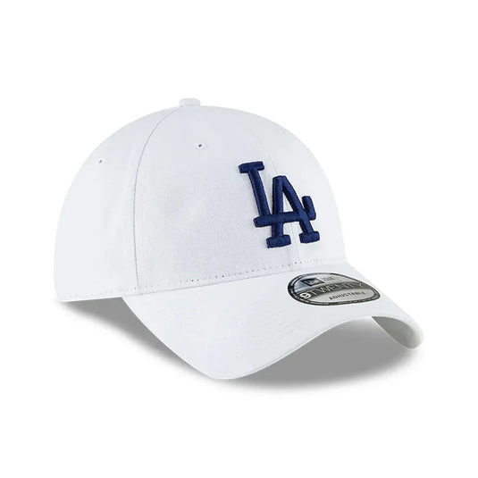 Gorra New Era LA Dodgers MLB Core Classic Blanco 9TWENTY Gorra Ajustable - Tinino Baseball & Sports