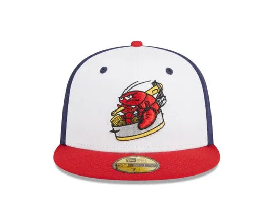 Gorra New Era 5950 MiLBPortland Sea Dogs – Lobsters On-Field Cap - Tinino Baseball & Sports