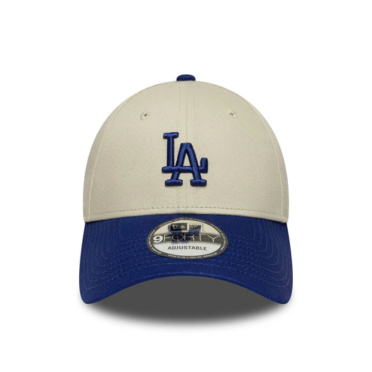 Gorra New Era LA Dodgers MLB Colour Block 9FORTY Crema