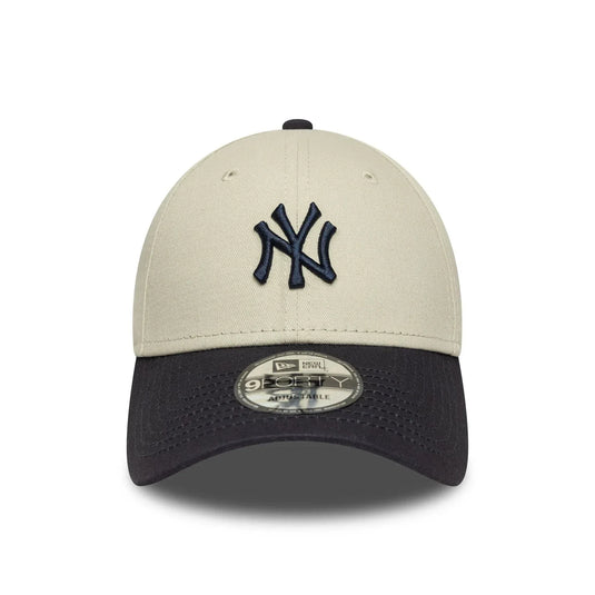 Gorra New Era New York Yankees MLB Colour Block 9FORTY Crema - Tinino Baseball & Sports