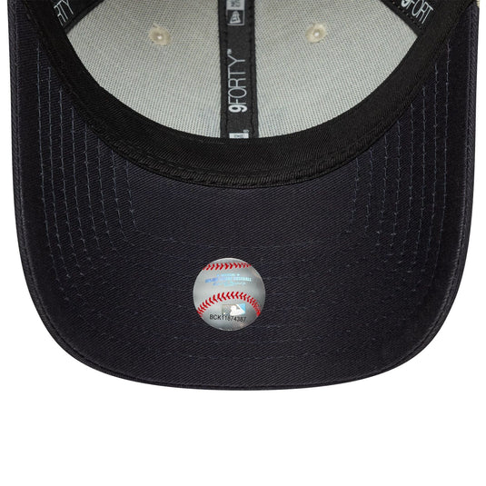Gorra New Era New York Yankees MLB Colour Block 9FORTY Crema