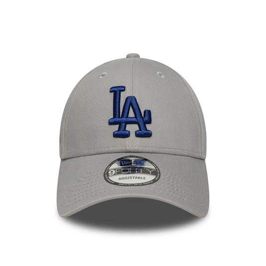 Gorra LA Dodgers MLB Side Patch 9FORTY Gris - Tinino Baseball & Sports