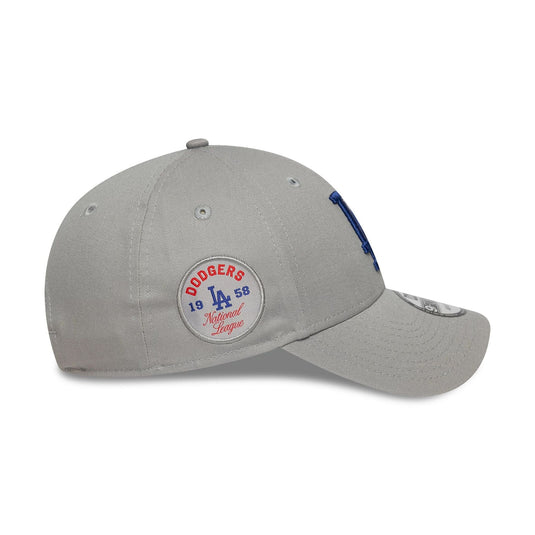 Gorra LA Dodgers MLB Side Patch 9FORTY Gris