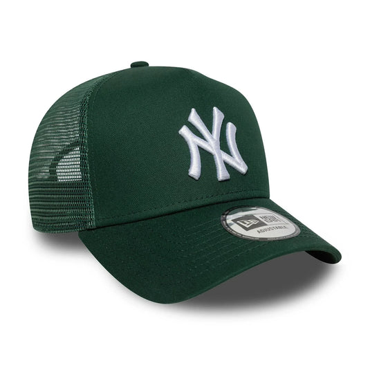 Gorra New Era New York Yankees MLB League Essential 9FORTY A-Frame Trucker Verde - Tinino Baseball & Sports