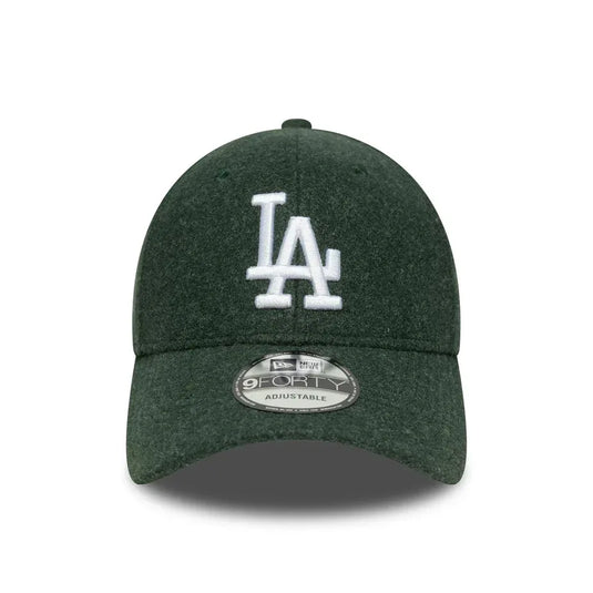 Gorra New Era LA Dodgers MLB Melton 9FORTY Verde Oscuro - Tinino Baseball & Sports