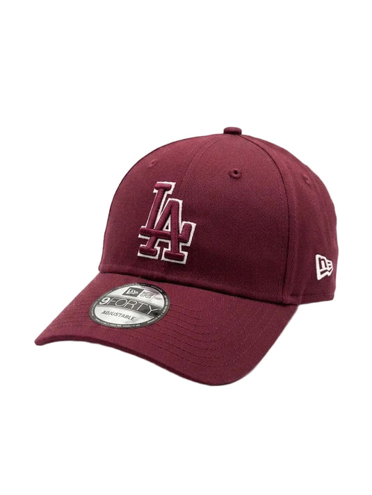 Gorra New Era 9FORTY Los Angeles Dodgers – Burgundy/Maroon