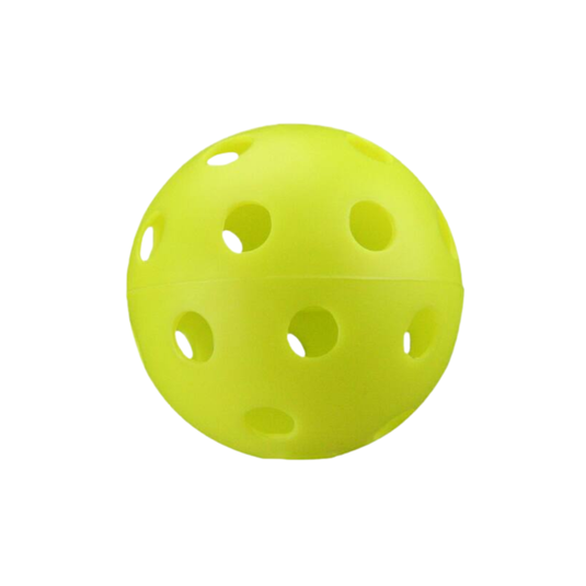 Pelota de Béisbol y Pickleball Benson – Plástico Wiffle, Tamaño Oficial 9" (Amarillo)
