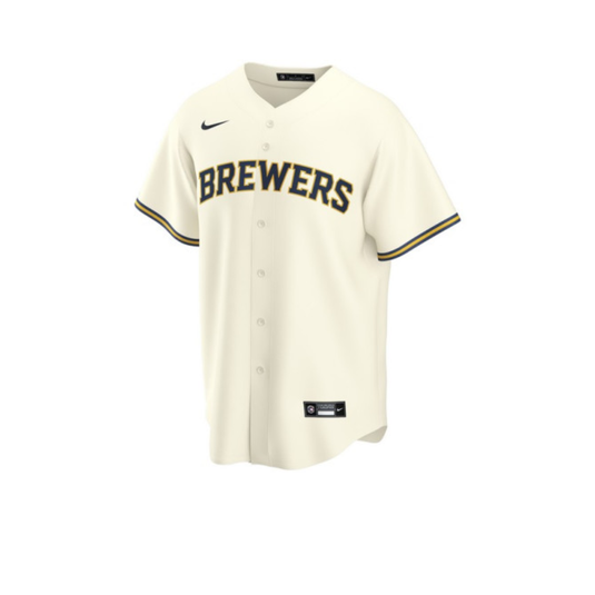 Camiseta Milwaukee Brewers – Home Replica (Cream)