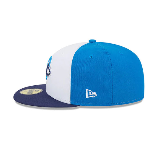 Gorra New Era Durham Bull Sharks 59FIFTY Blanco