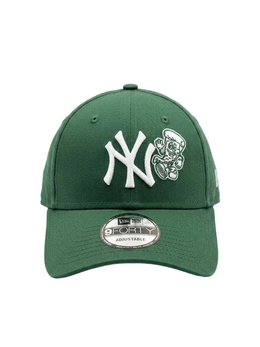 Gorra New Era 9FORTY New York Yankees – Food Icon (Green/Pizza)