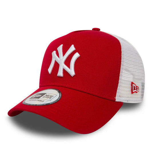 Gorra New Era New York Yankees Clean  E-Frame Trucker Rojo