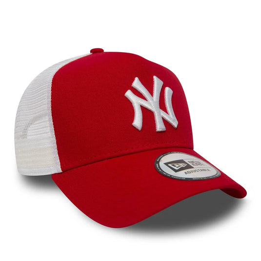 Gorra New Era New York Yankees Clean  E-Frame Trucker Rojo