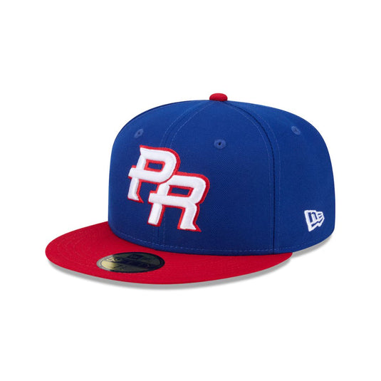 Gorra New Era 59 Fifty Royal  Puerto Rico  Baseball 2026