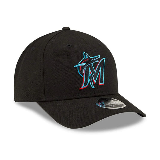Gorra Miami Marlins MLB Player Replica 9FORTY M-Crown Negro