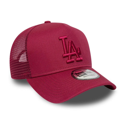 Gorra New Era Los Angeles Dodgers MLB League Essential 9FORTY A-Frame Trucker Rojo