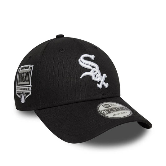 Gorra New Era  Chicago White Sox MLB Side Patch 9FORTY Negro