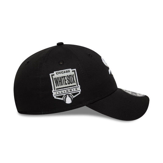 Gorra New Era  Chicago White Sox MLB Side Patch 9FORTY Negro
