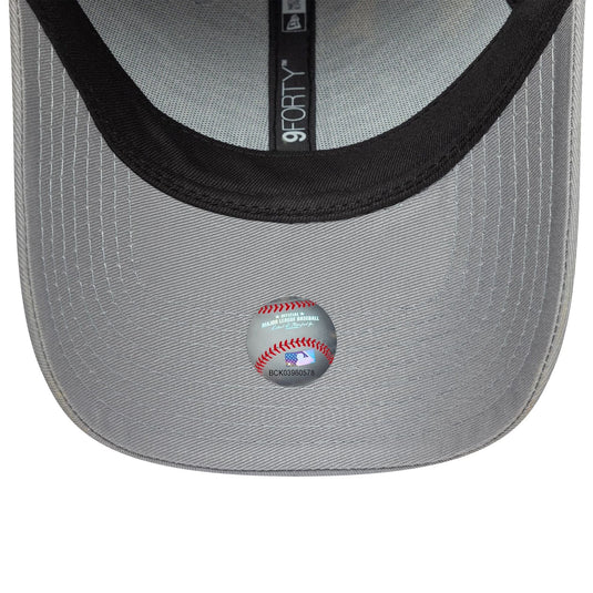 Gorra New Era Los Angeles Dodgers MLB Side Patch 9FORTY Gris