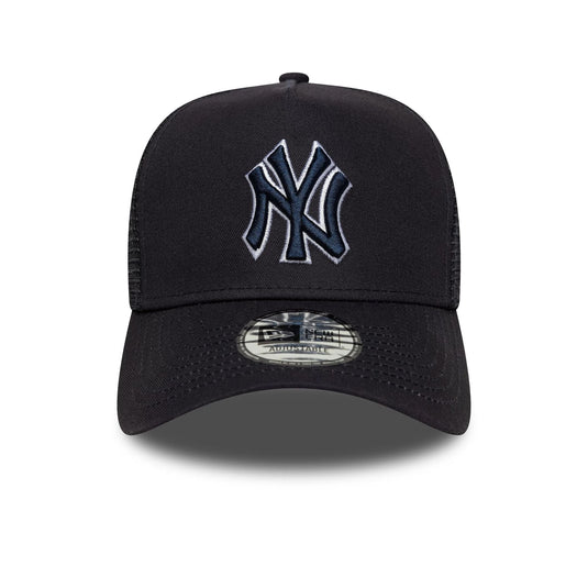 Gorra New Era New York Yankees MLB Outline 9FORTY E-Frame Trucker Navy