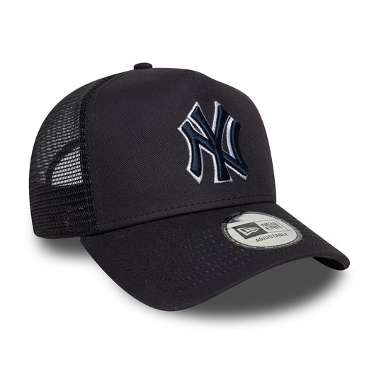 Gorra New Era New York Yankees MLB Outline 9FORTY E-Frame Trucker Navy