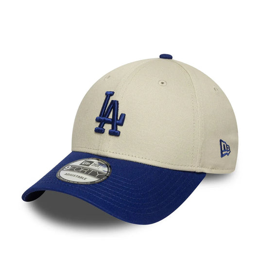 Gorra New Era LA Dodgers MLB Colour Block 9FORTY Crema