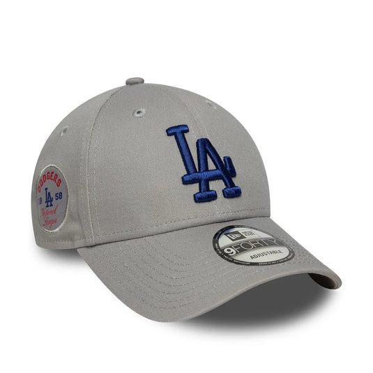 Gorra LA Dodgers MLB Side Patch 9FORTY Gris