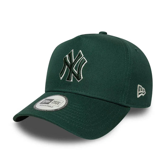 Gorra New Era New York Yankees MLB Team Outline 9FORTY E-Frame Verde Oscuro - Tinino Baseball & Sports