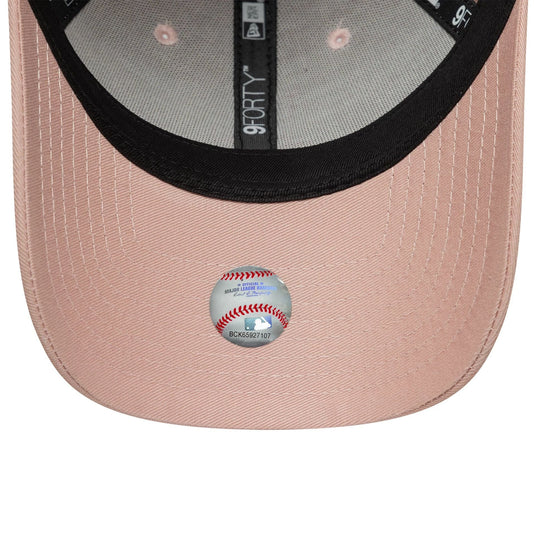 Gorra New Era LA Dodgers MLB League Essential 9FORTY Mujer Rosa Pastel