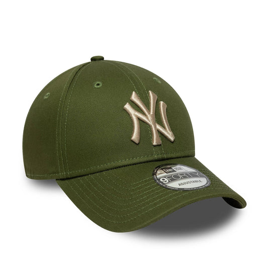 Gorra New Era New York Yankees MLB League Essential 9FORTY Verde Oscuro - Tinino Baseball & Sports